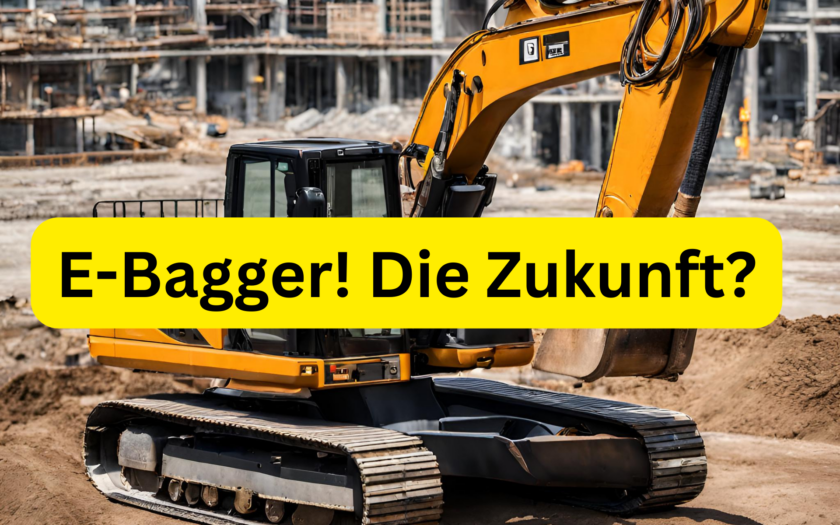 Sind Elektrobagger die Zukunft auf Baustellen