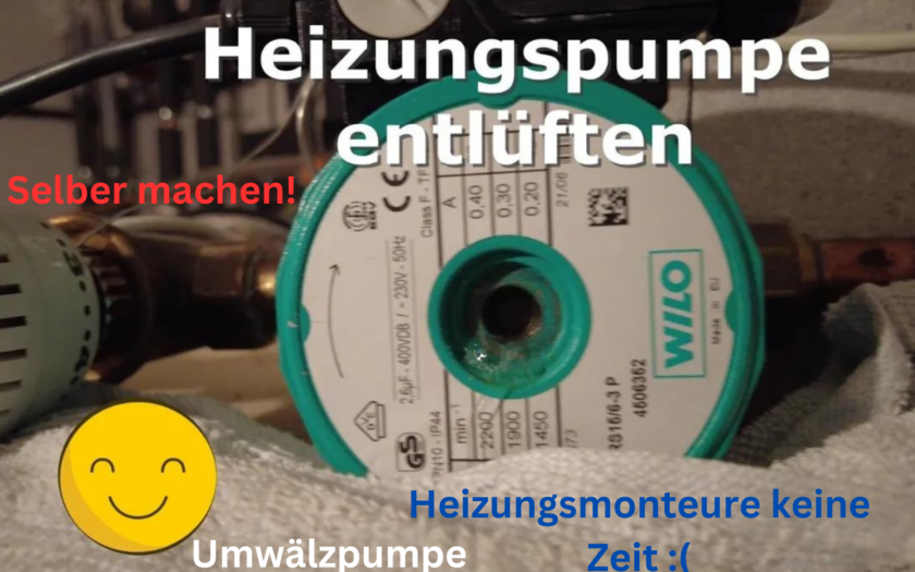 Wilo Pumpe Entlüften. Umwälzpumpe, Heizungspumpe selber entlüften