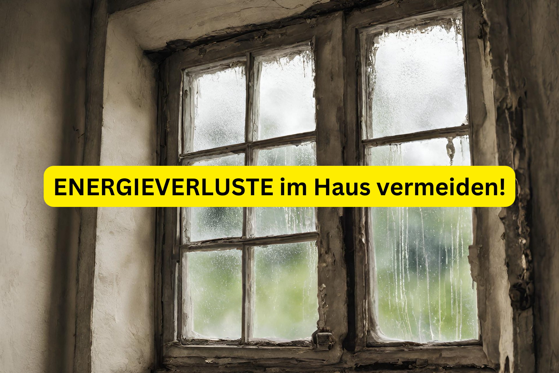 ENERGIEVERLUSTE im Haus vermeiden!