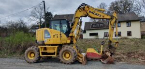 Komatsu Kompakt Mobilbagger PW118 MR-11 Gebraucht