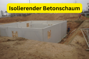 Isolierender Betonschaum