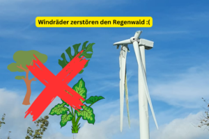 Deutsche Windräder zerstören den Regenwald!