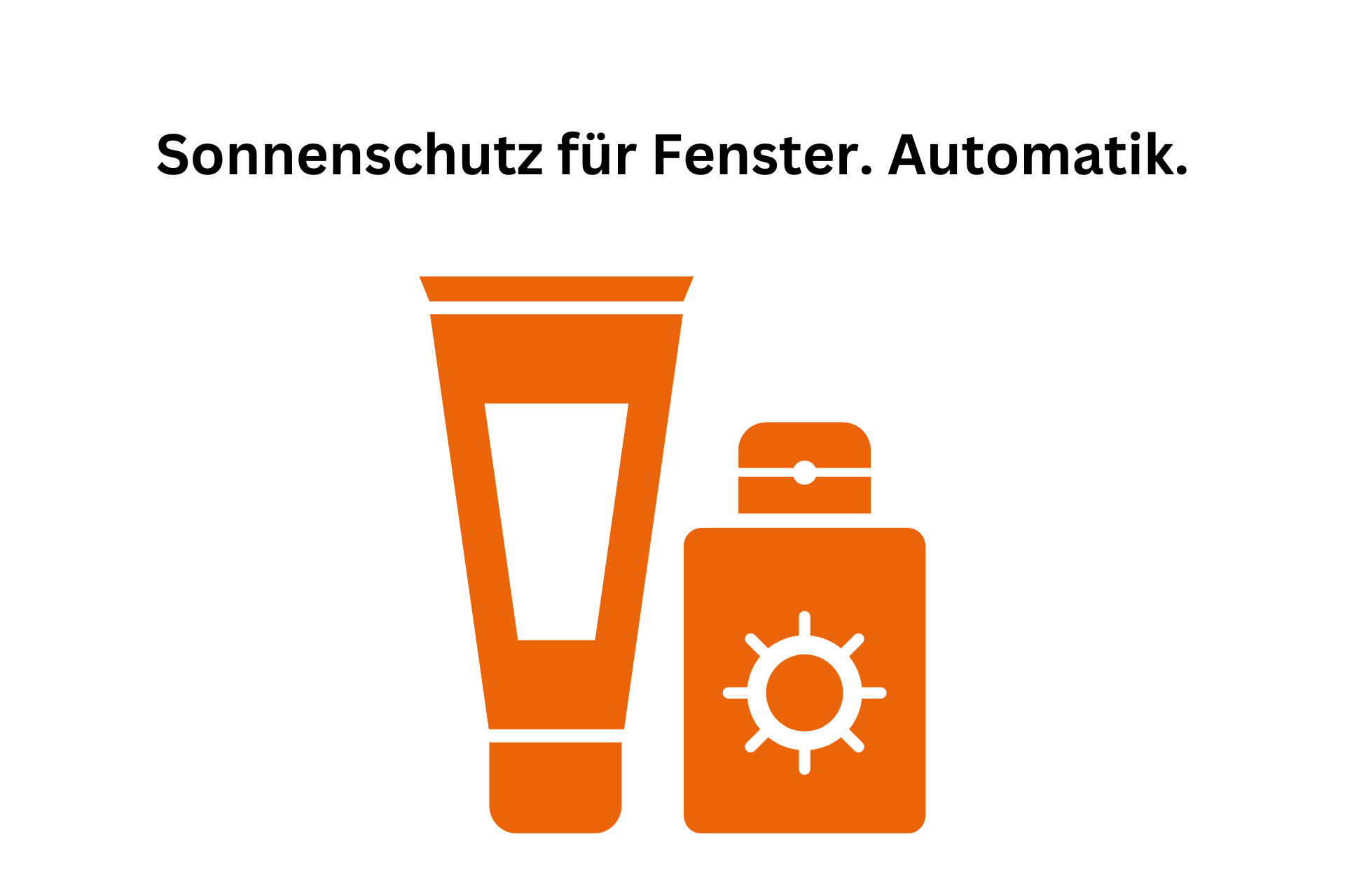 Sonnenschutz für Fenster. Automatik.