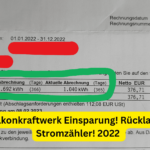 Balkonkraftwerk Einsparung! Rücklaufen Stromzähler! 2022