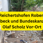Reichertshofen Robert Habeck und Bundeskanzler Olaf Scholz Vor-Ort
