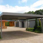 Großes Einzelcarport